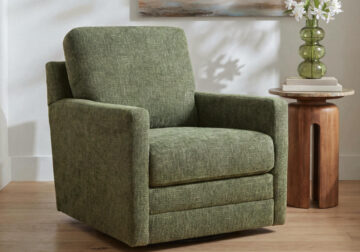 Dishford Evergreen Swivel Accent Chair
