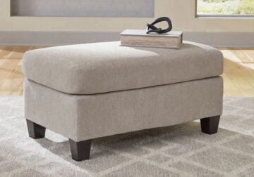 Willarae Taupe Ottoman