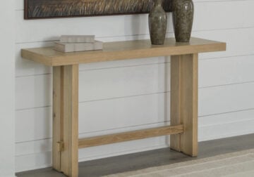 Crendlin Light Brown Sofa Table