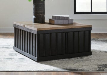 Rylandyn Black/Light Brown Lift Top Cocktail Table