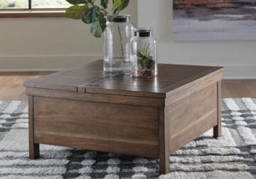 Moriville Grayish Brown Lift Top Cocktail Table