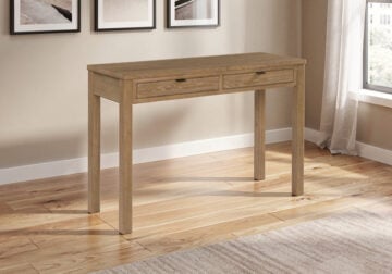 Denbourne Natural/White Wash Console Sofa Table