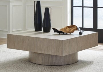 Jorielyn Light Grayish Brown Square Cocktail Table