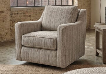 Trilogy Khaki Swivel Accent Chair