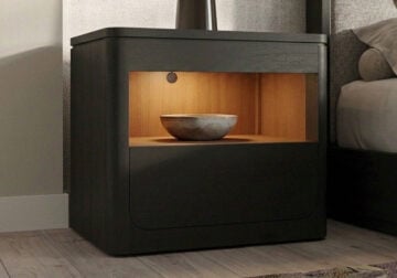 Rosalie Black Night Stand