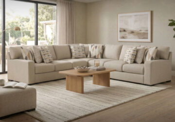 Laurelgrove Pebble 5pc. Sectional